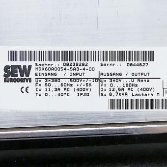 Frequency converter Movidrive MDX61B0055-5A3-4-0T 