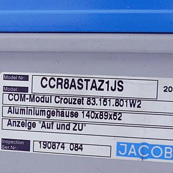 Absperrklappe ohne Dichtung D = 175, pneumatisch betätigt mittels Drehantrieb 