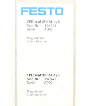 Magnetventil 196941 Neu OVP