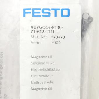 Magnetic valve VUVG-S14-P53C-ZT-G18-1T1L 