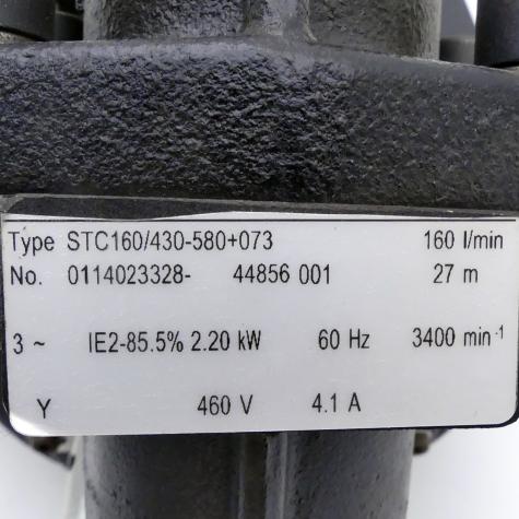 Tauchpumpe STC160/430-580+073  Neu