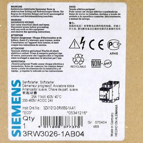 Softstarter  Used