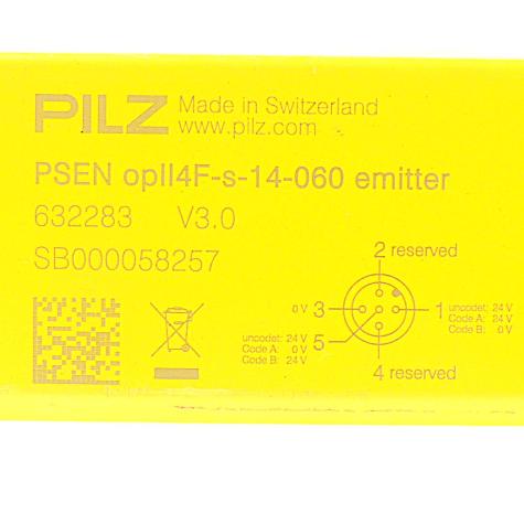 safety light grid PSEN opll4F-s-14-0600 receiver+emitter  Used
