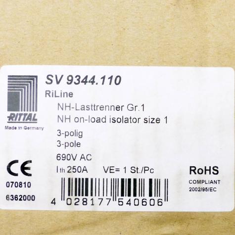 NH-Sicherungslasttrennschalter Gr.1  Neu OVP