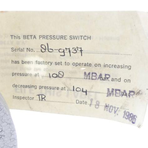 Pressure Switch  New