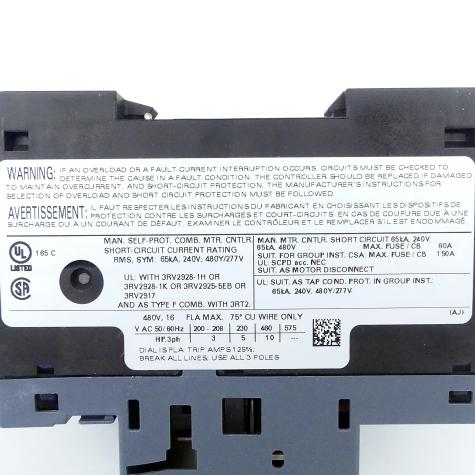 Cicuit breaker 3RV2021-4AA10 