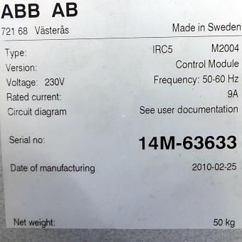 Roboter mit Steuerung und Panal IRB 140 Gebraucht