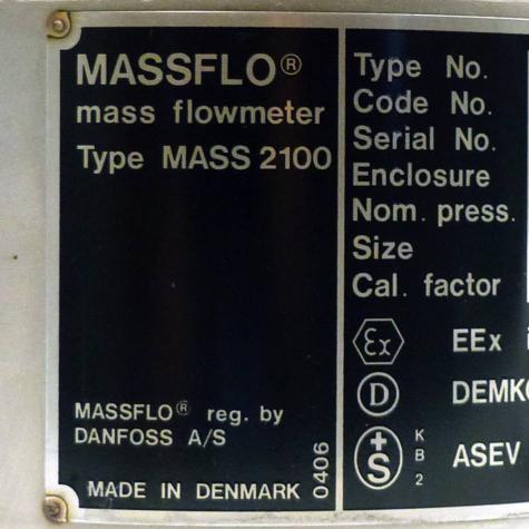 mass flowmeter MASS 2100 DI 1,5  Neu