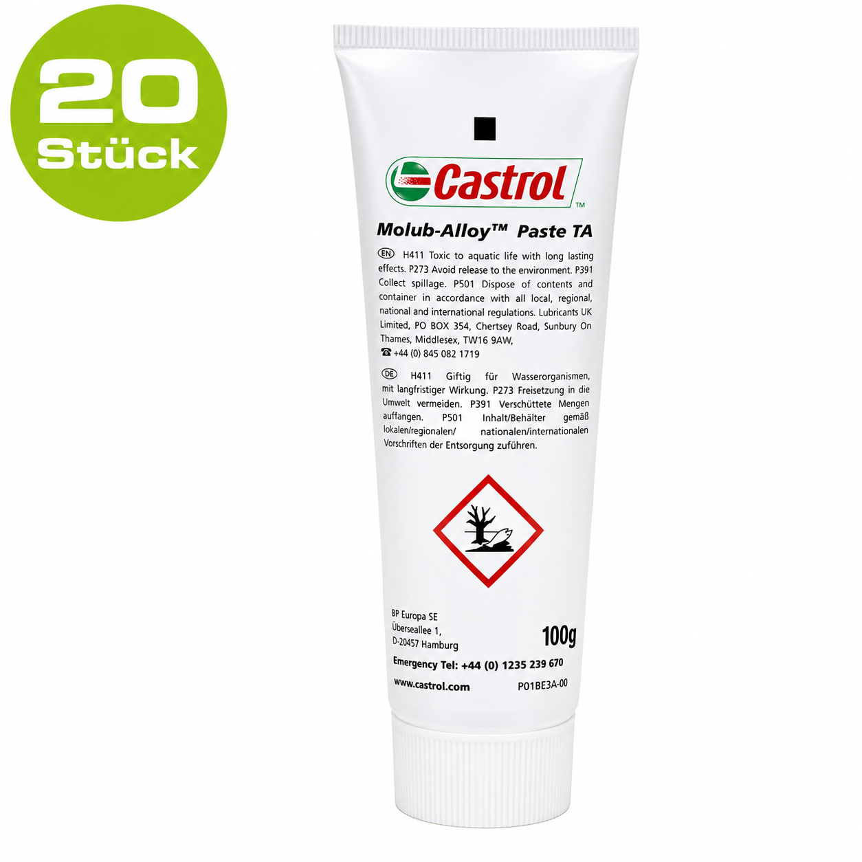 100 gr. Tube 20 Stück  Neu OVP