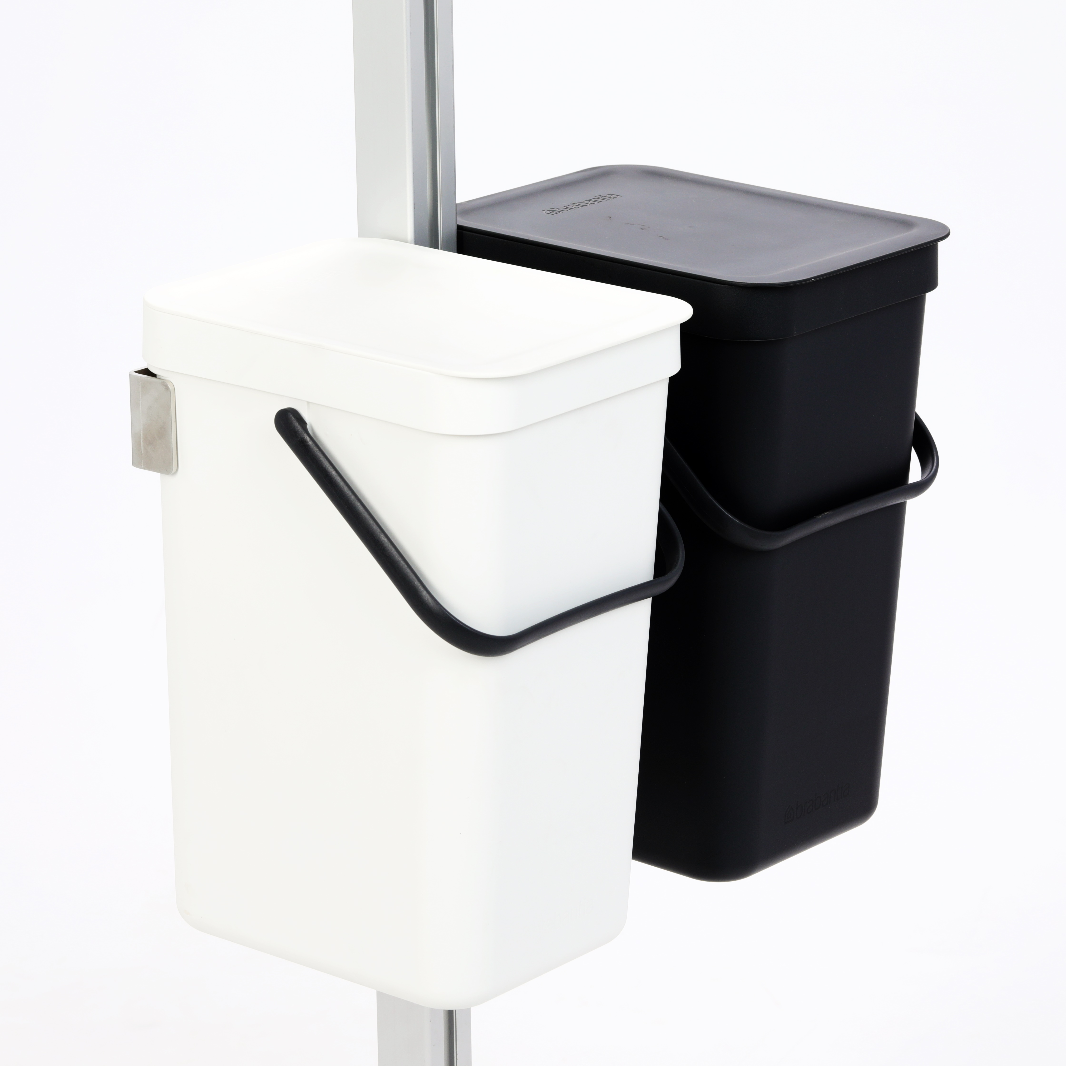 2 St. Mülleimer à 12 Liter incl. Halter