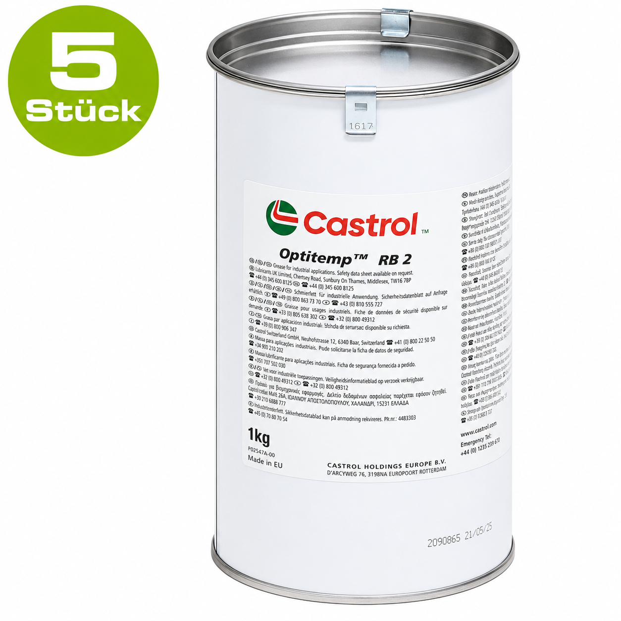 1 Kg Dose 5 Stück  Neu OVP