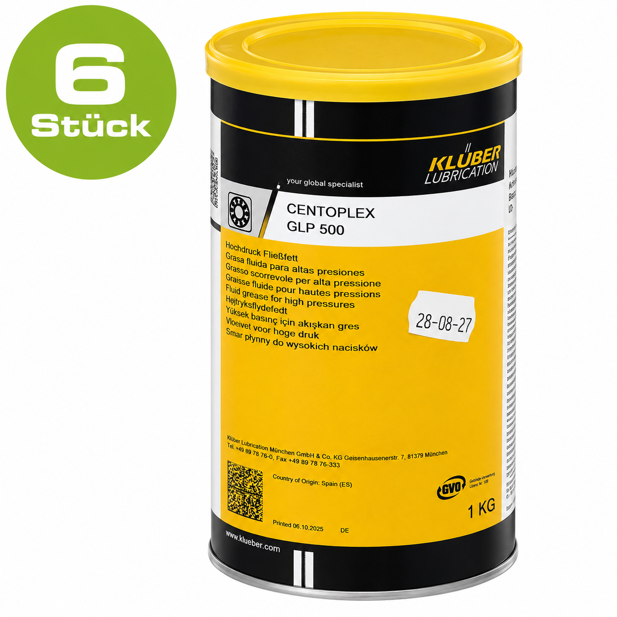 1 kg can, 6 pieces  New FS