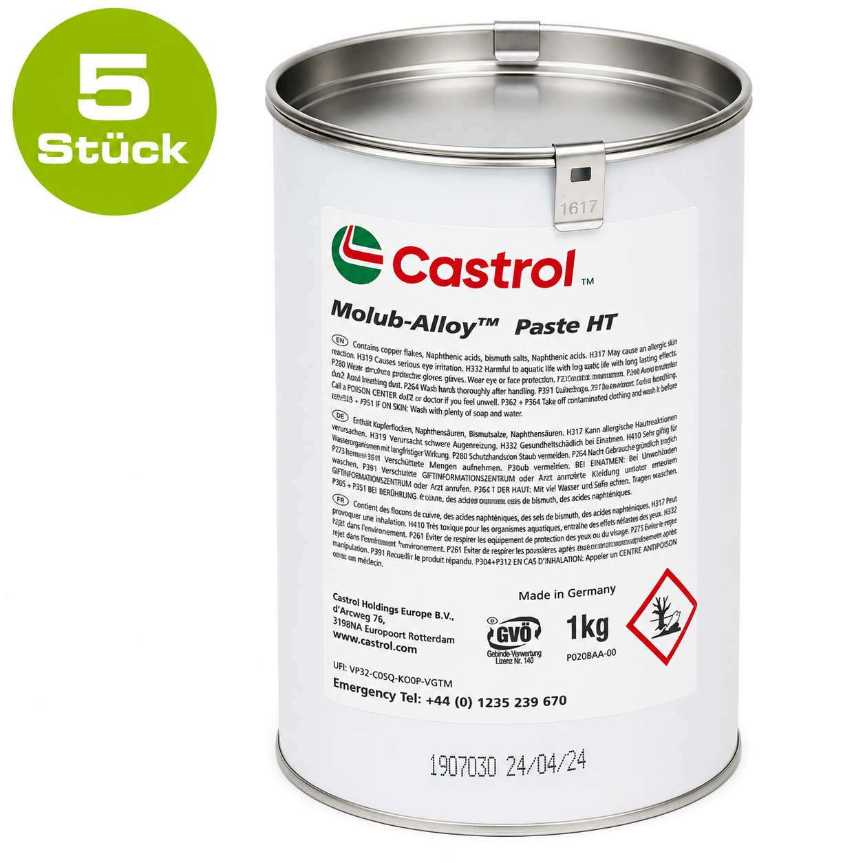 1 Kg Dose 5 Stück  Neu OVP