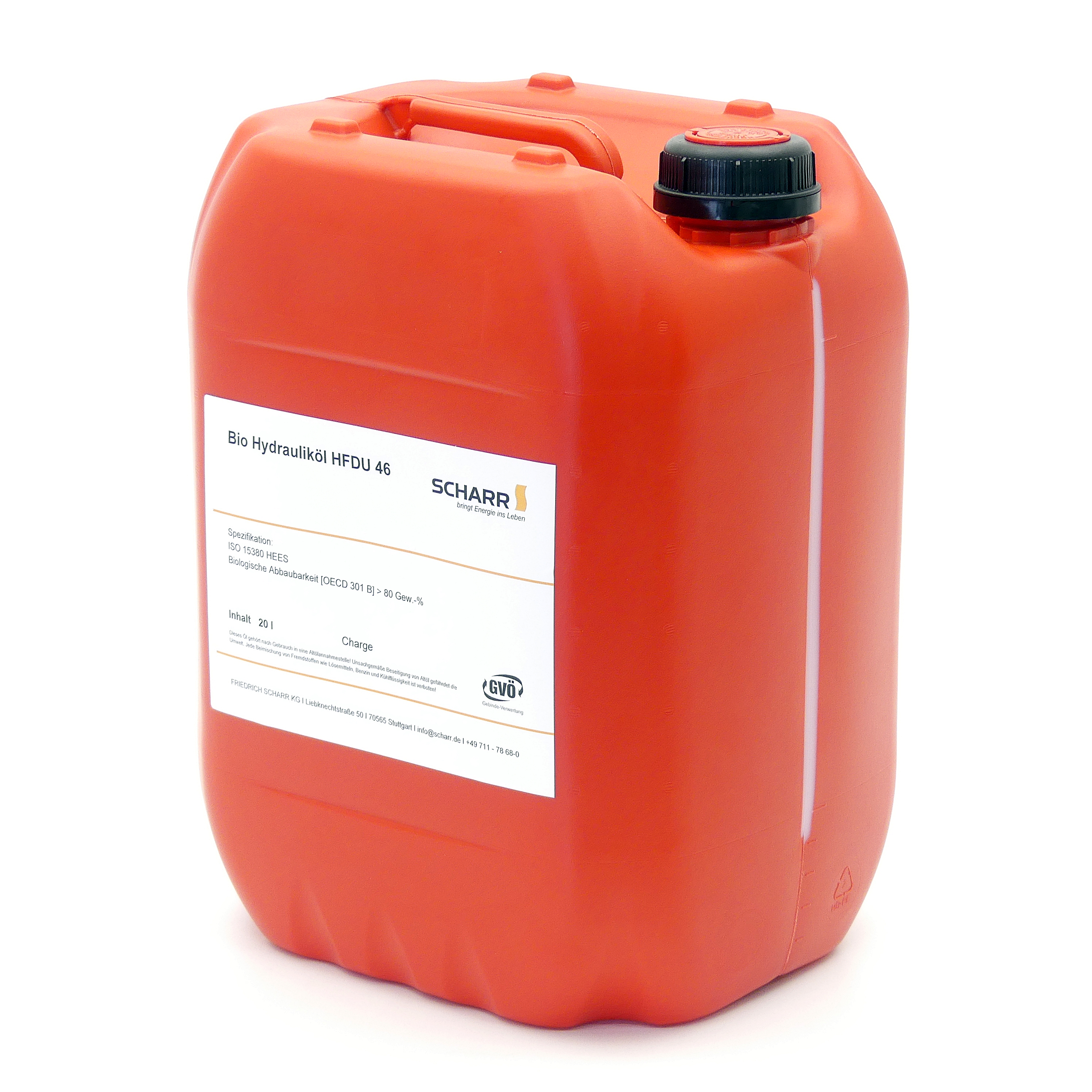 Bio Hydrauliköl HFDU 46  20 Liter