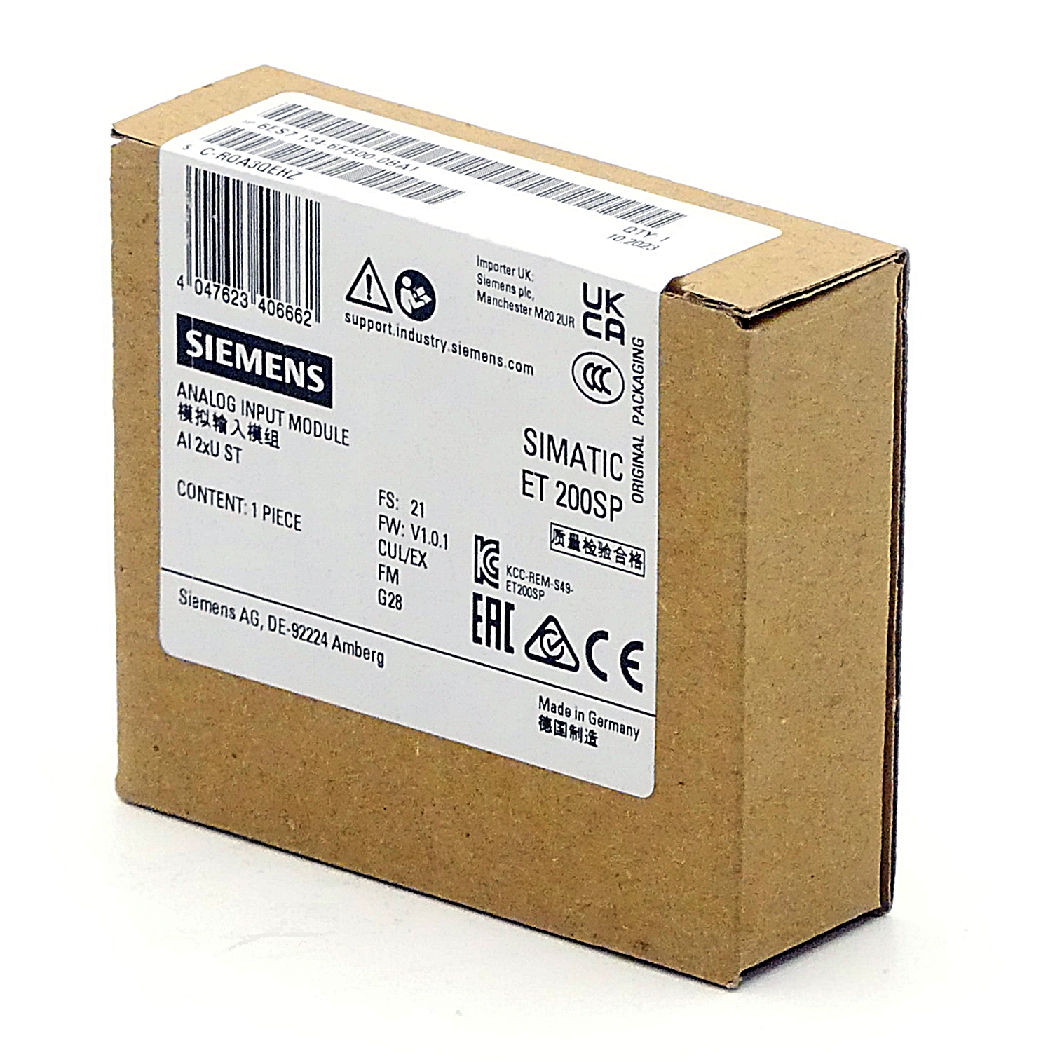 SIMATIC ET 200SP Analog input module