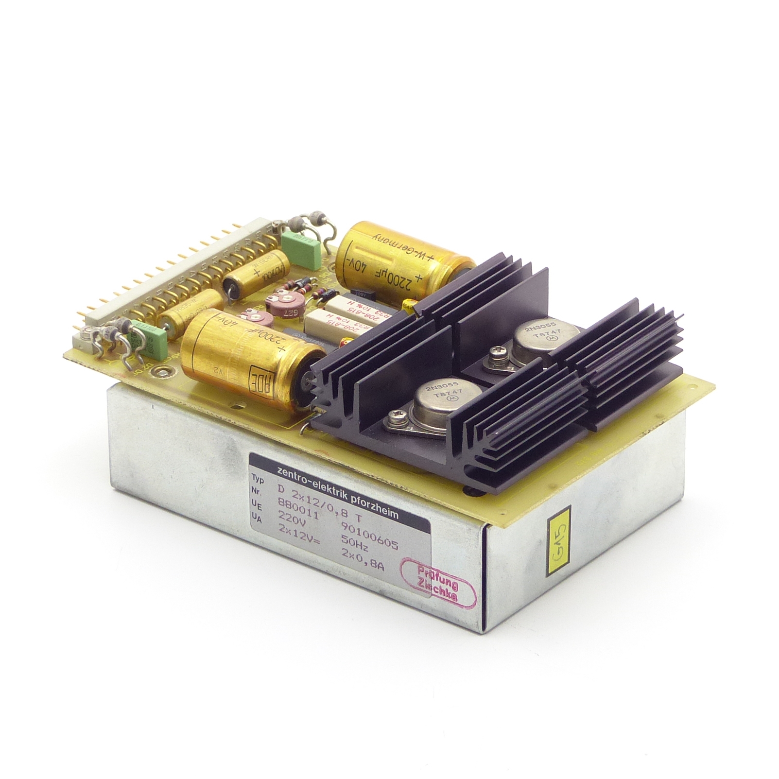 Power Supply Unit D 2x 12/0,8 T