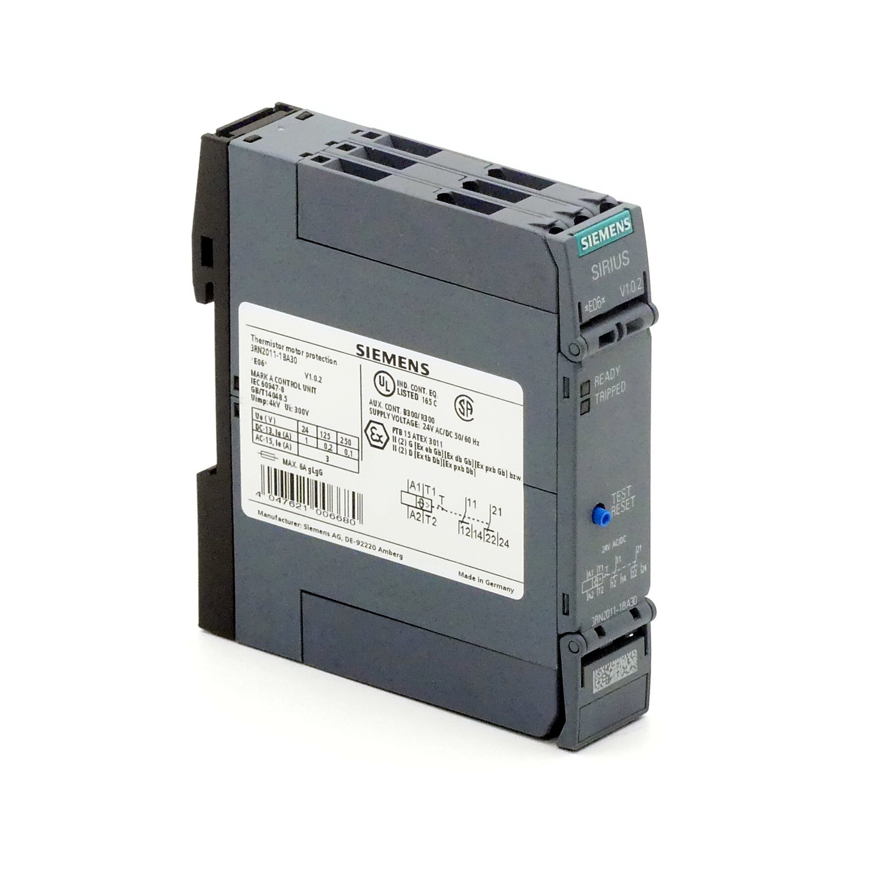 Thermistor motor protection relay