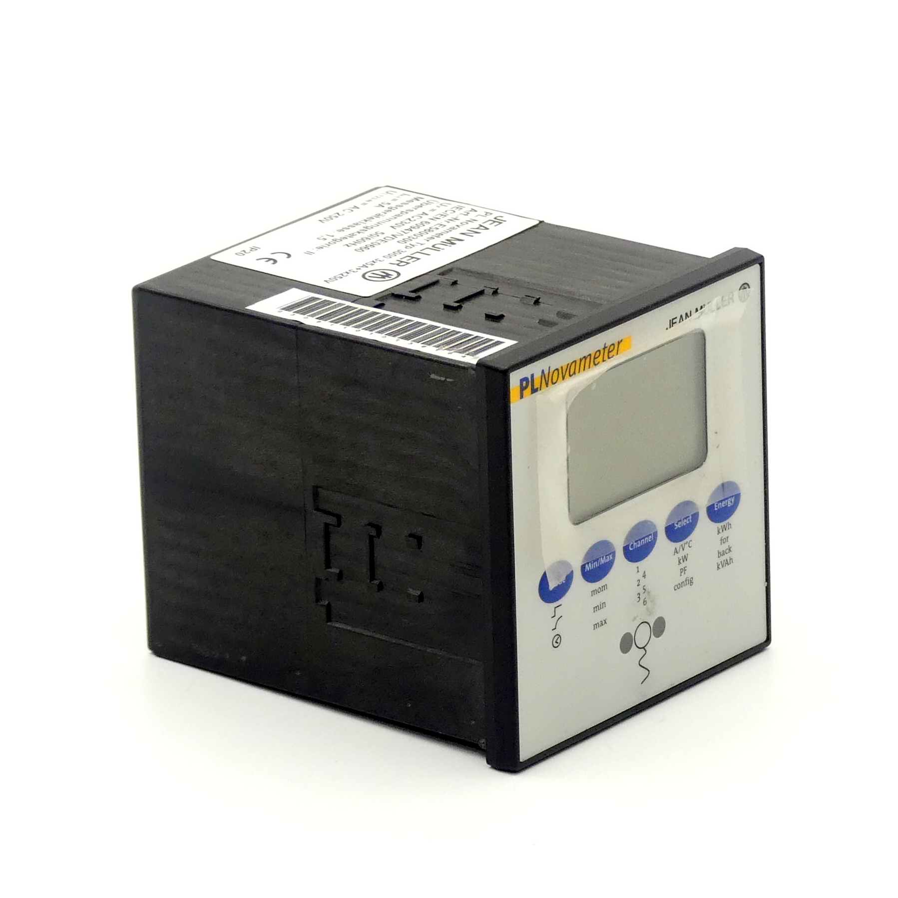 Panel mount meter PL Novameter 3000 3x5A + 3x250V 
