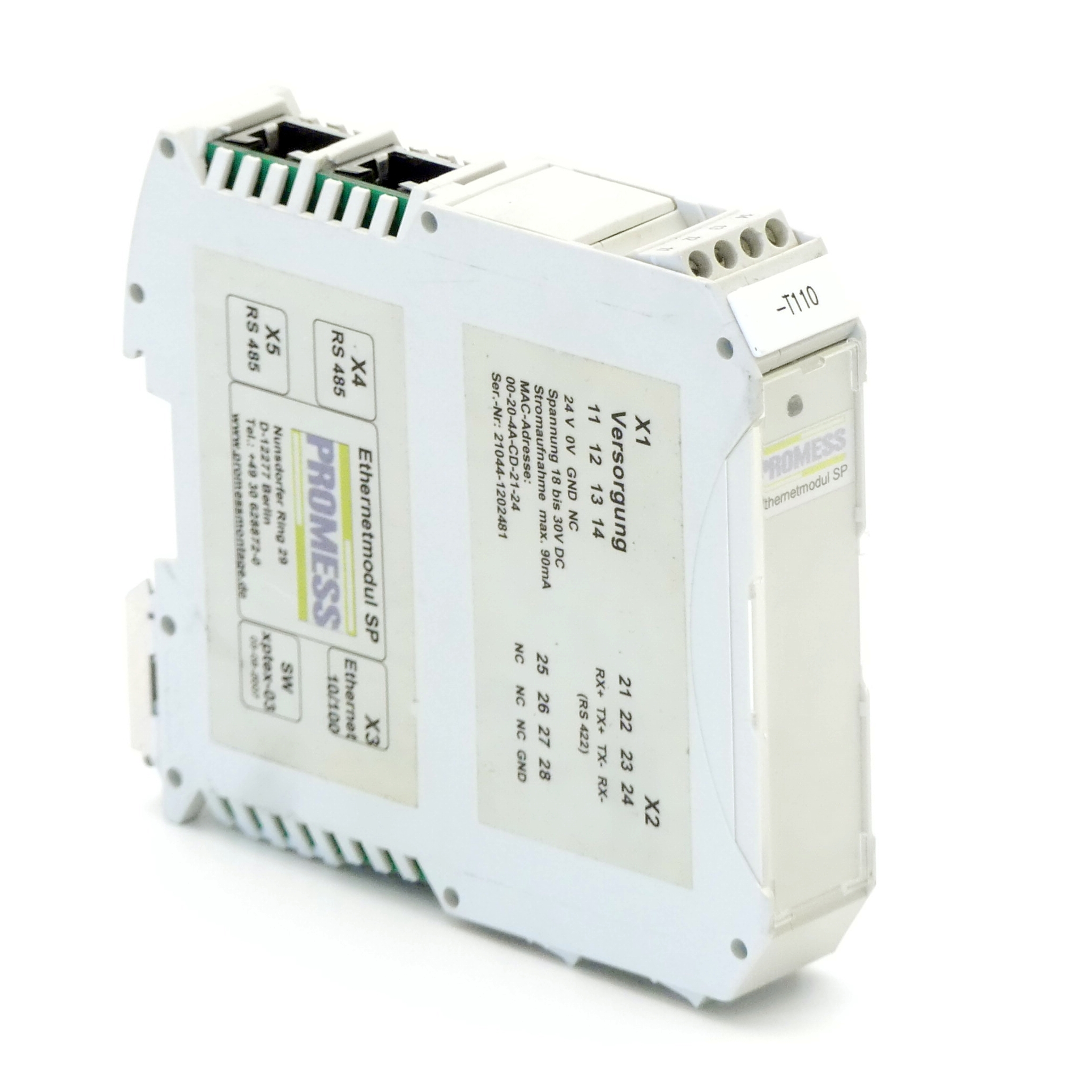 Ethernet module SP