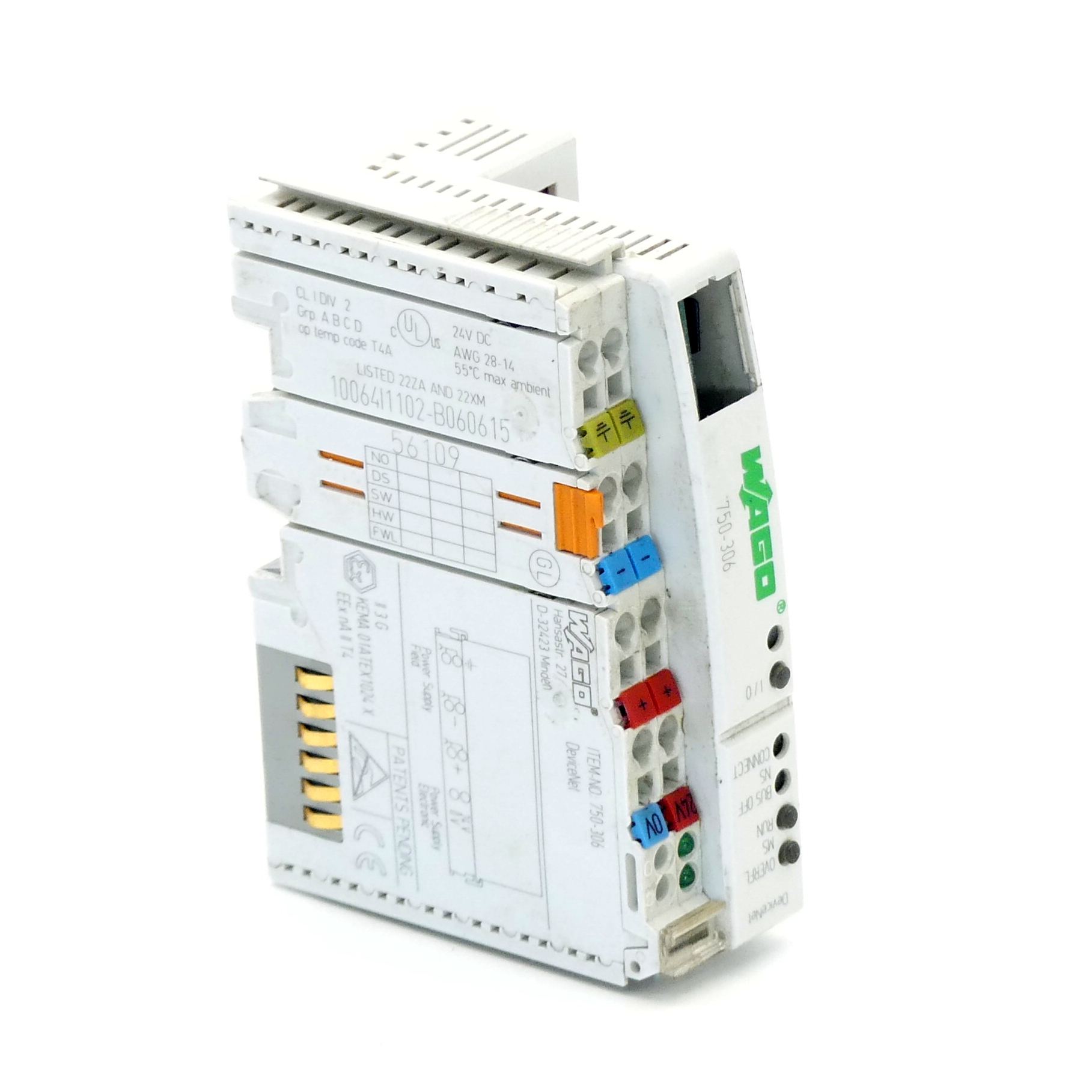 Fieldbus coupler DeviceNet 