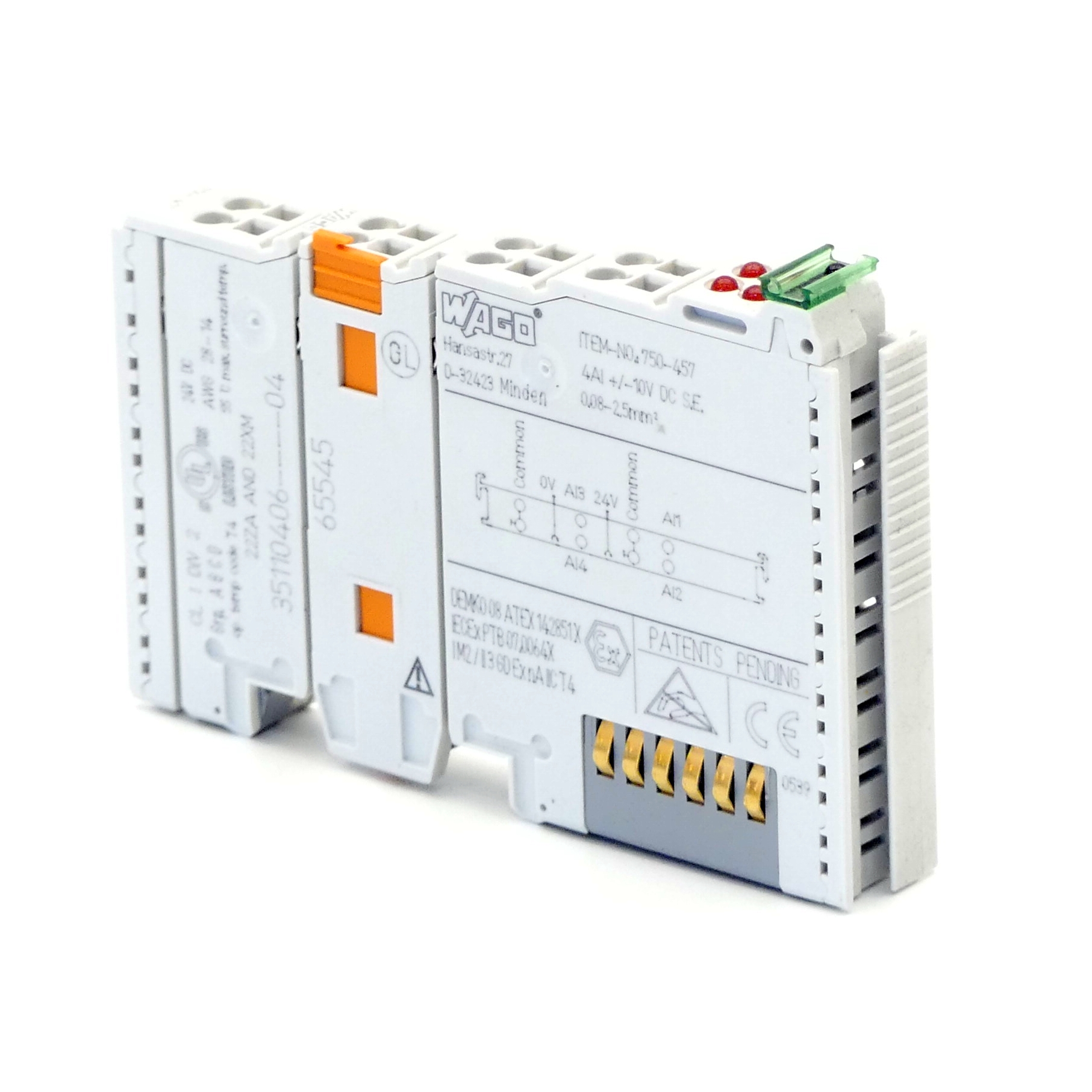 4-channel analog input