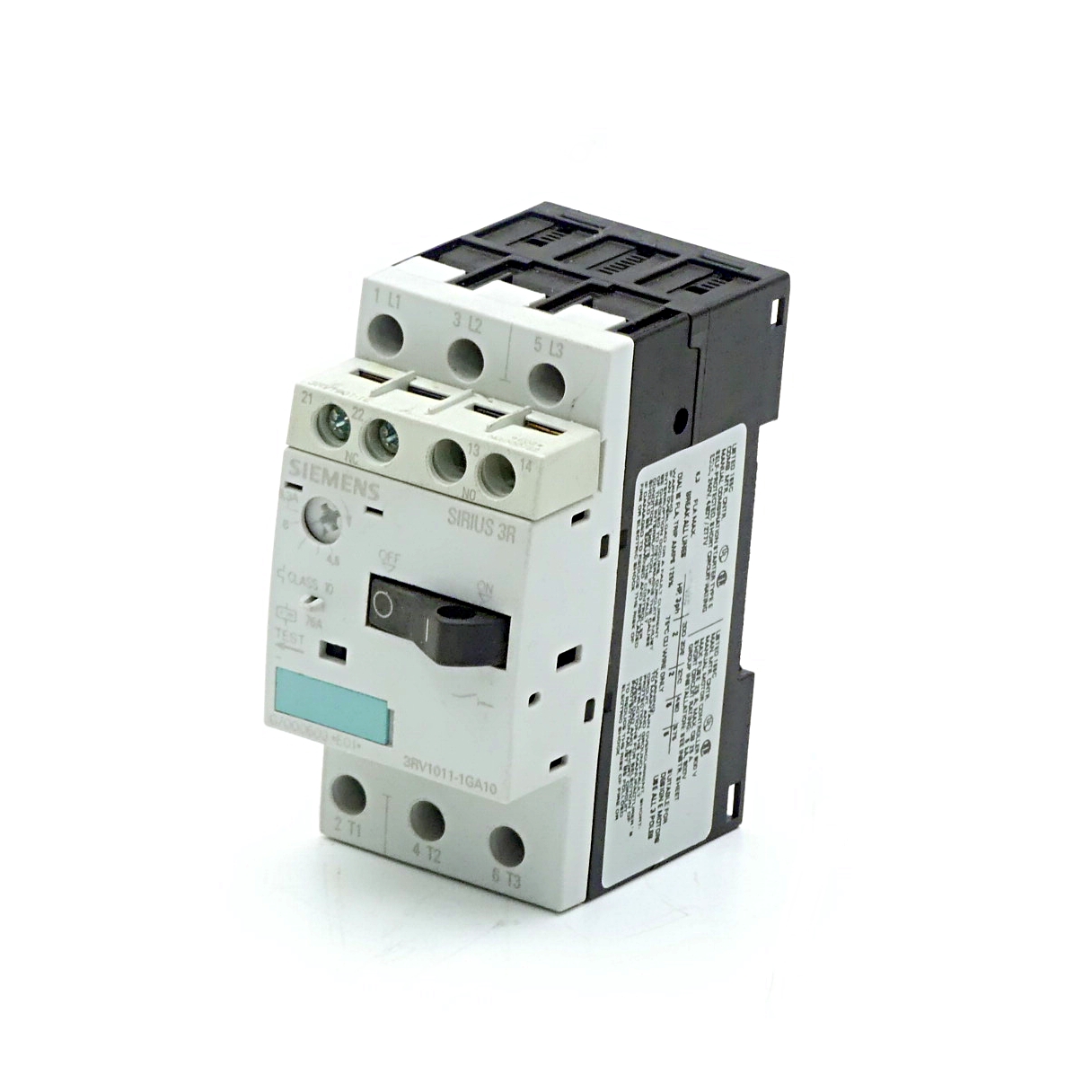 Motor protection switch 0,45-0,63A 