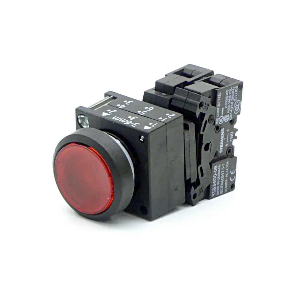 Push-button red 3SB3245-0AA21 New FS