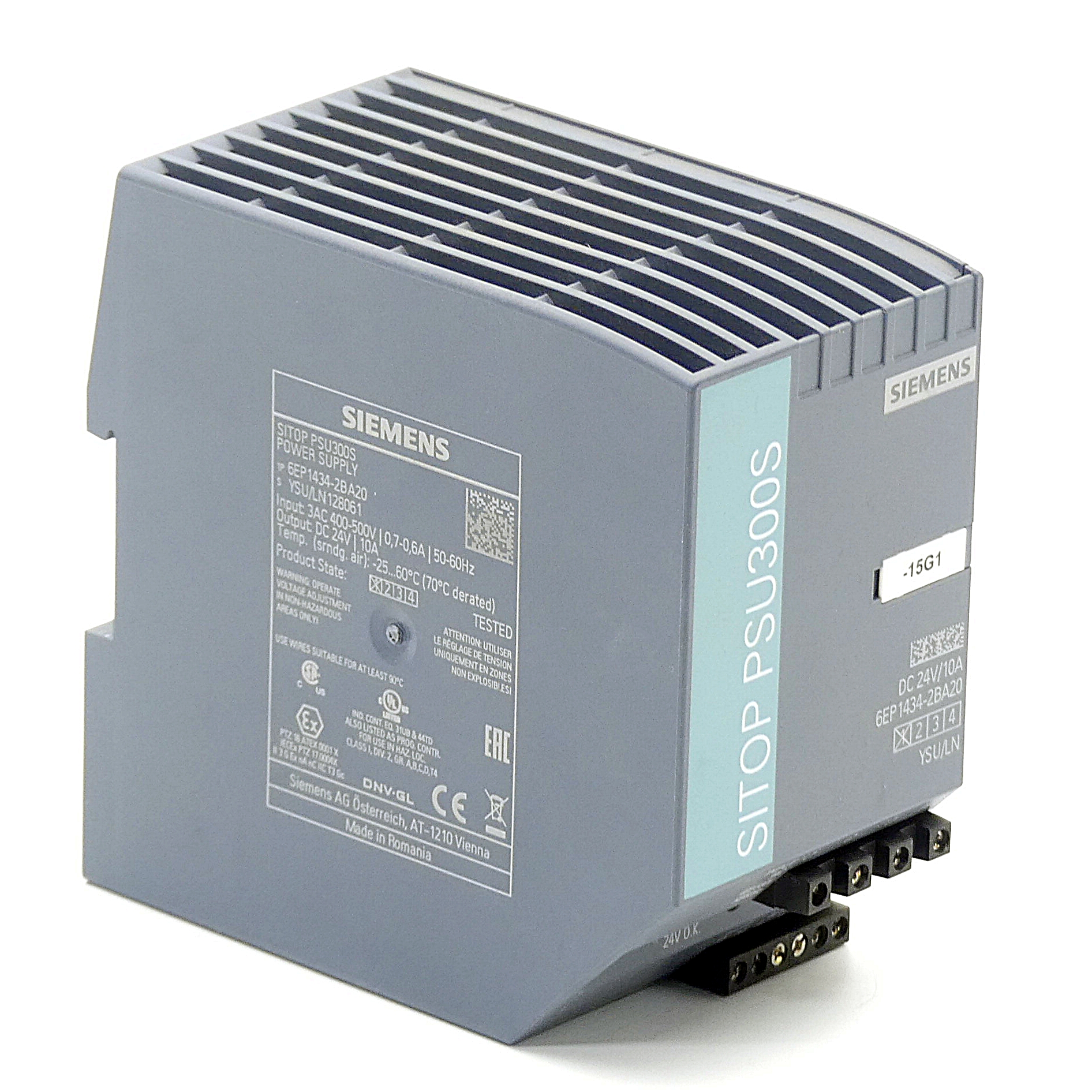 SITOP PSU300S 24 V/10 A stabilized power supply 