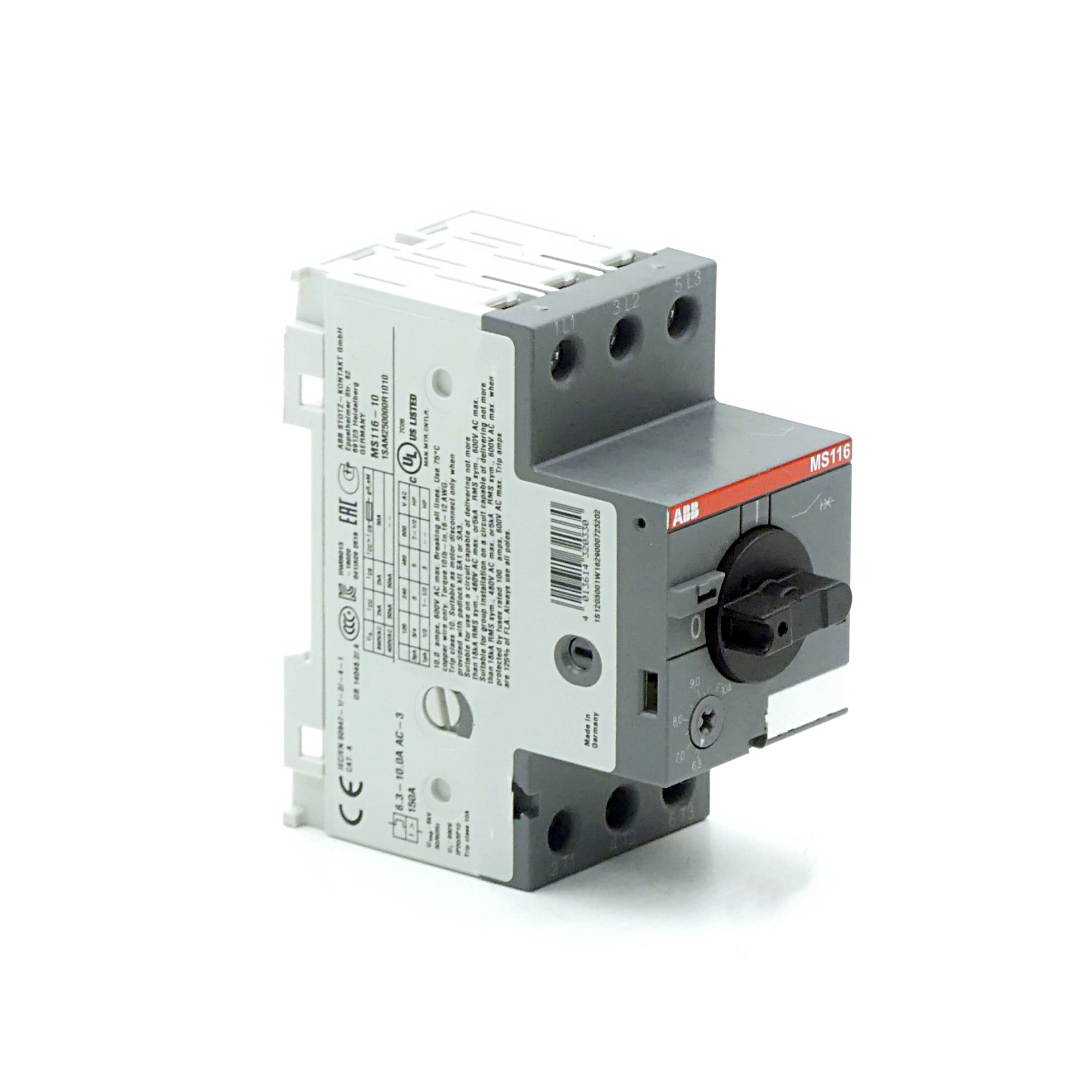 Motor protection switch MS116 