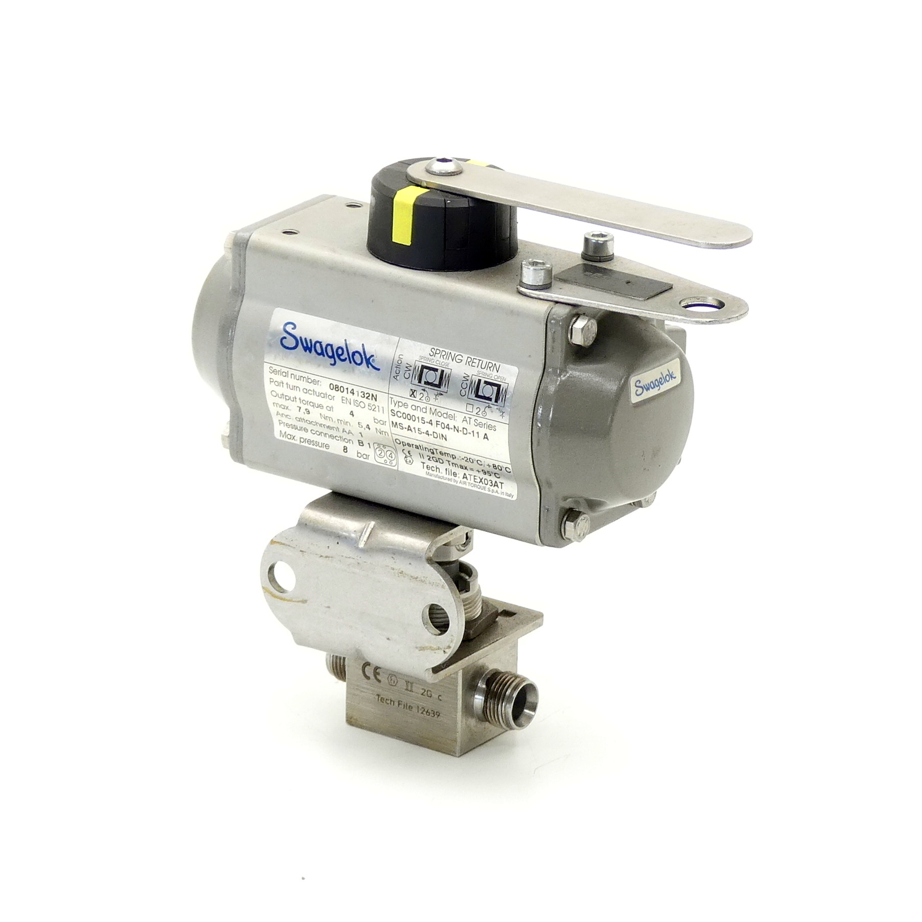 Pneumatic control head