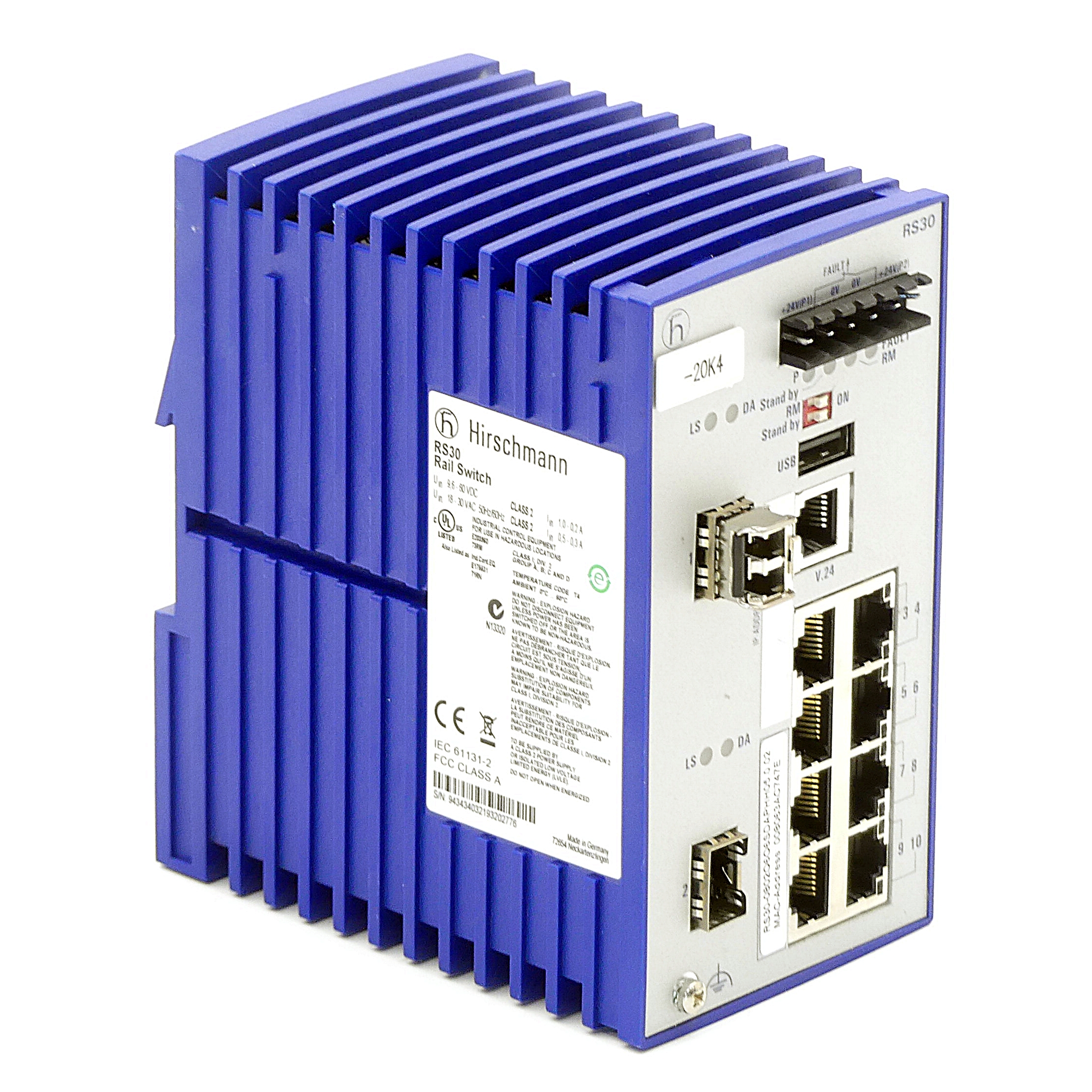 Industrieller Ethernet-Rail-Switch