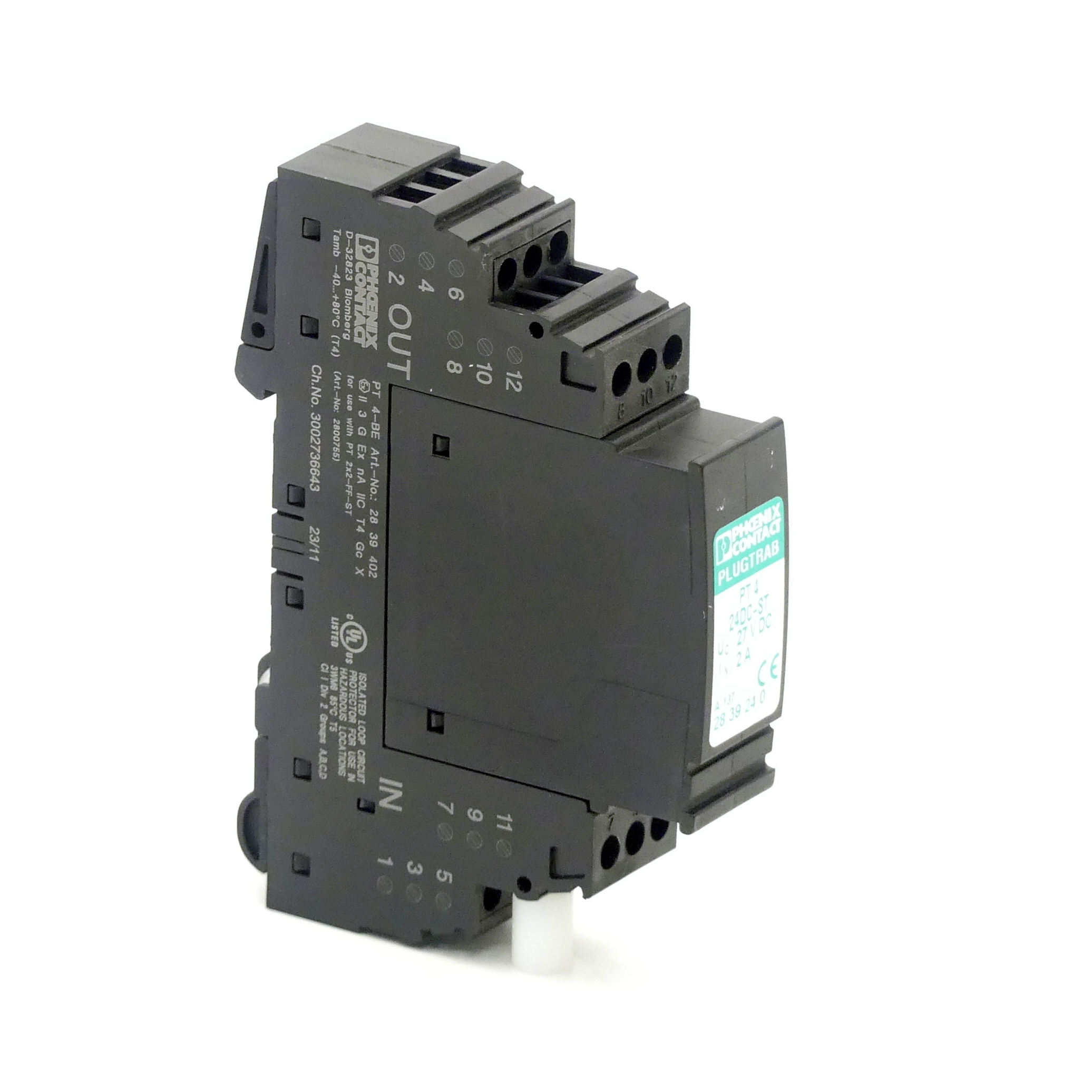 Überspannungsschutzstecker PT 4 24DC-ST