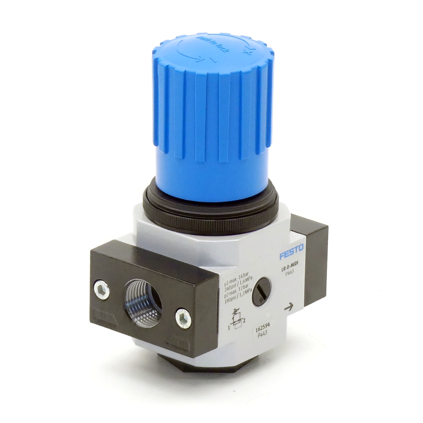 Pressure control valve LR-1/2-D-0-MIDI