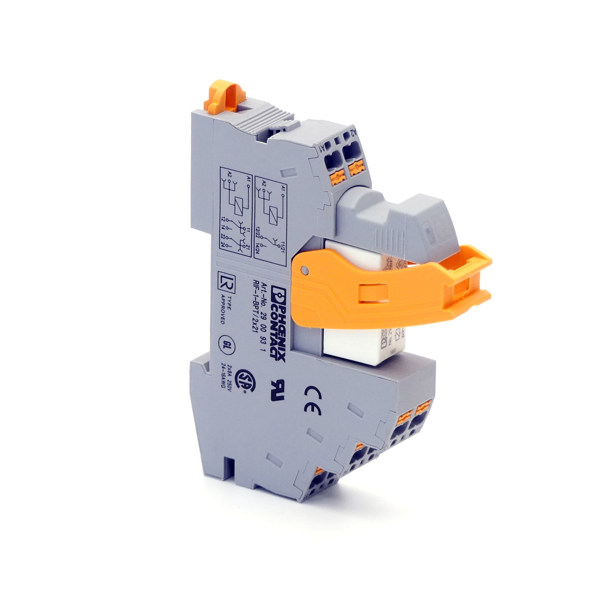 Relay module RIF-1-BPT/2x21