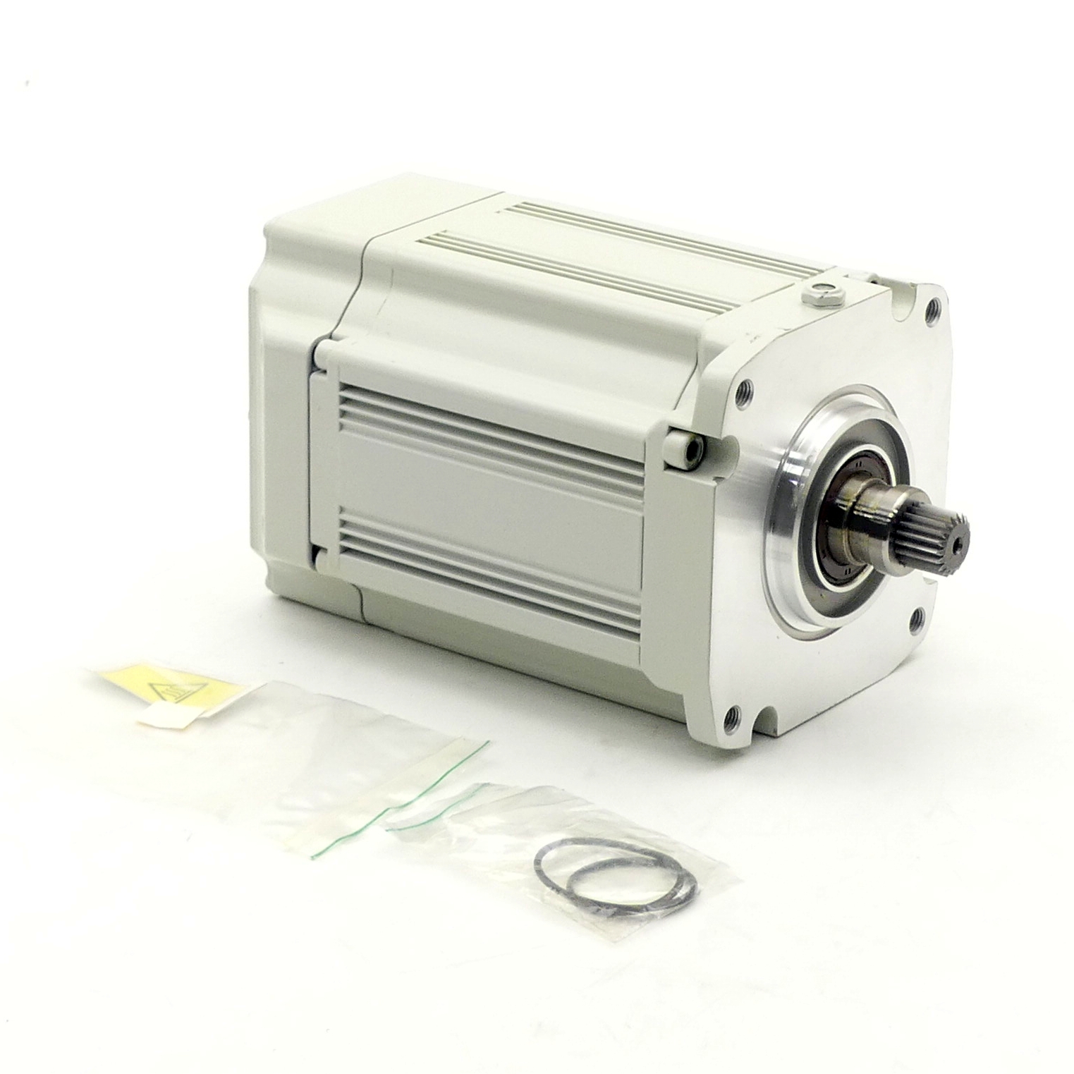 Rotary AC motor with pinion 