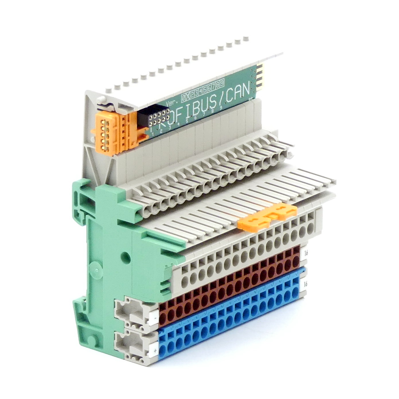 Base terminal block ZSB-1.5/16-S/+/- 