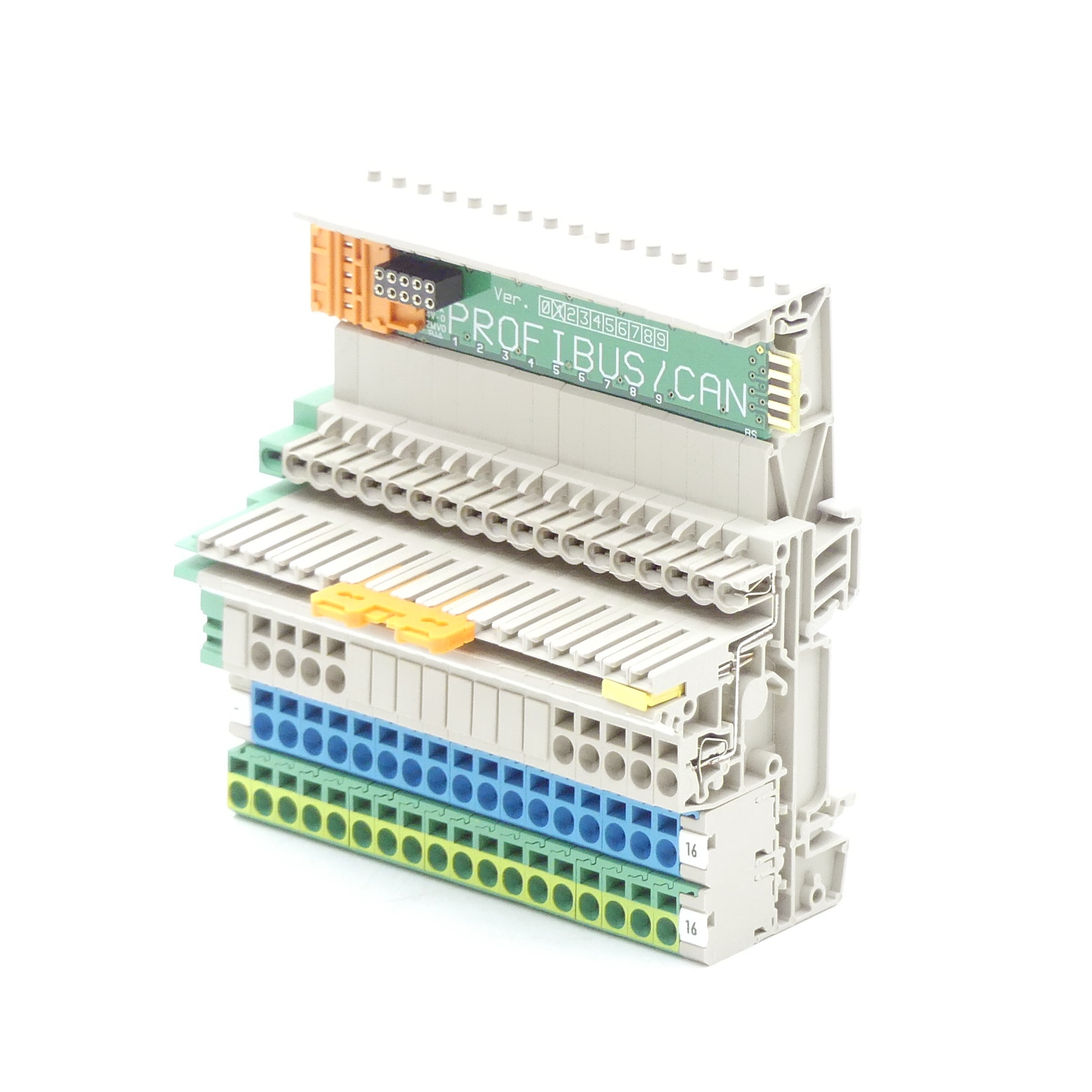 Base terminal block ZSB-1.5/16-S/-/PE-Z 