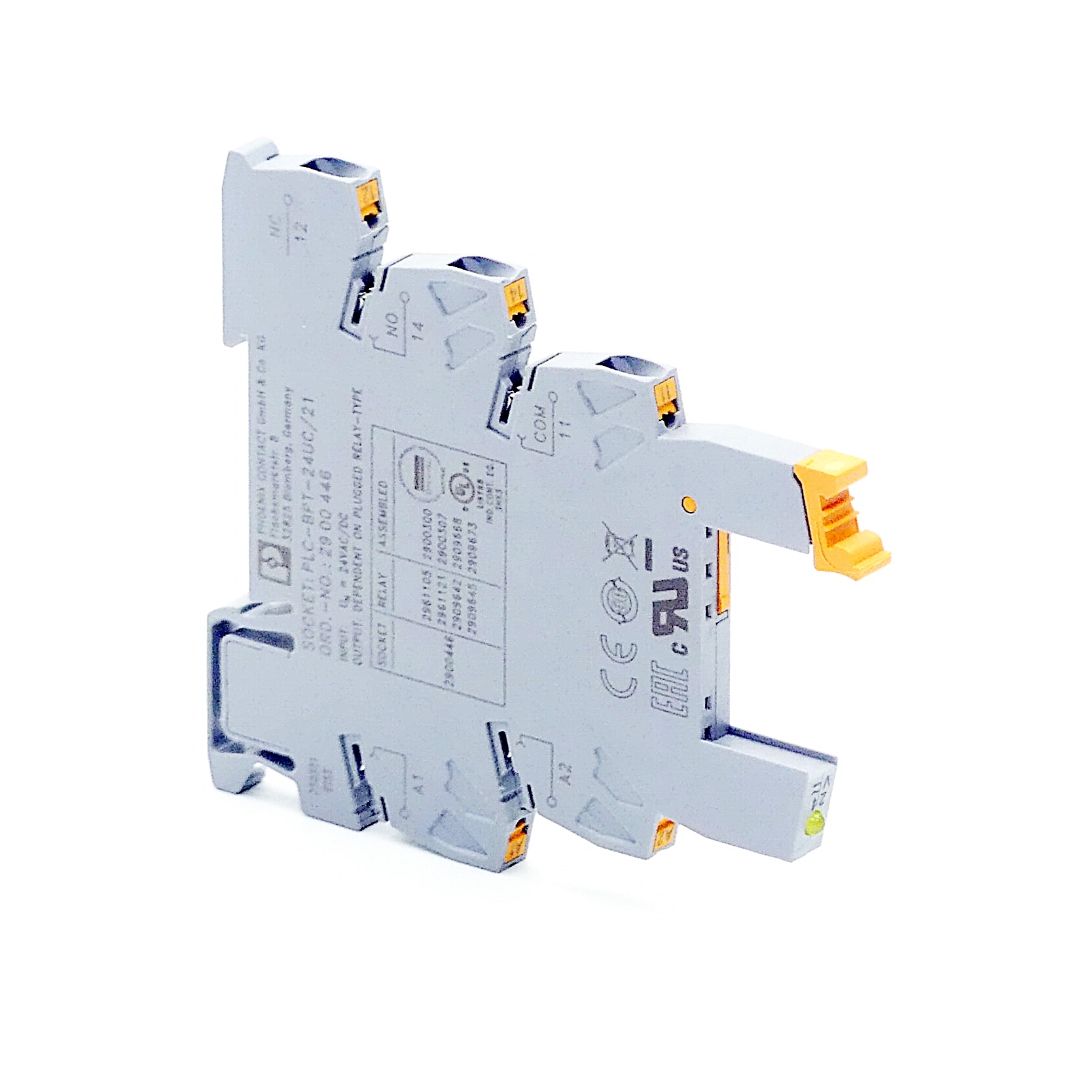 10x Relaissockel PLC-BPT- 24UC/21