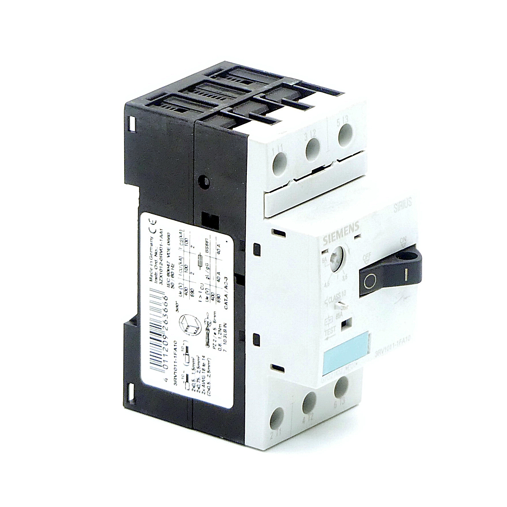 Leistungsschalter 3RV1011-1FA10  Neu OVP
