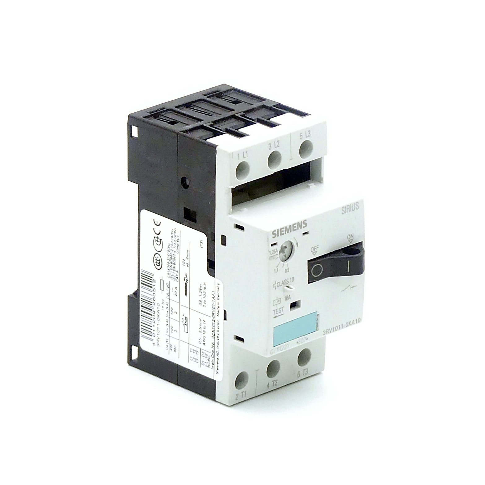 Sirius Leistungsschalter 3RV1011-0KA10
