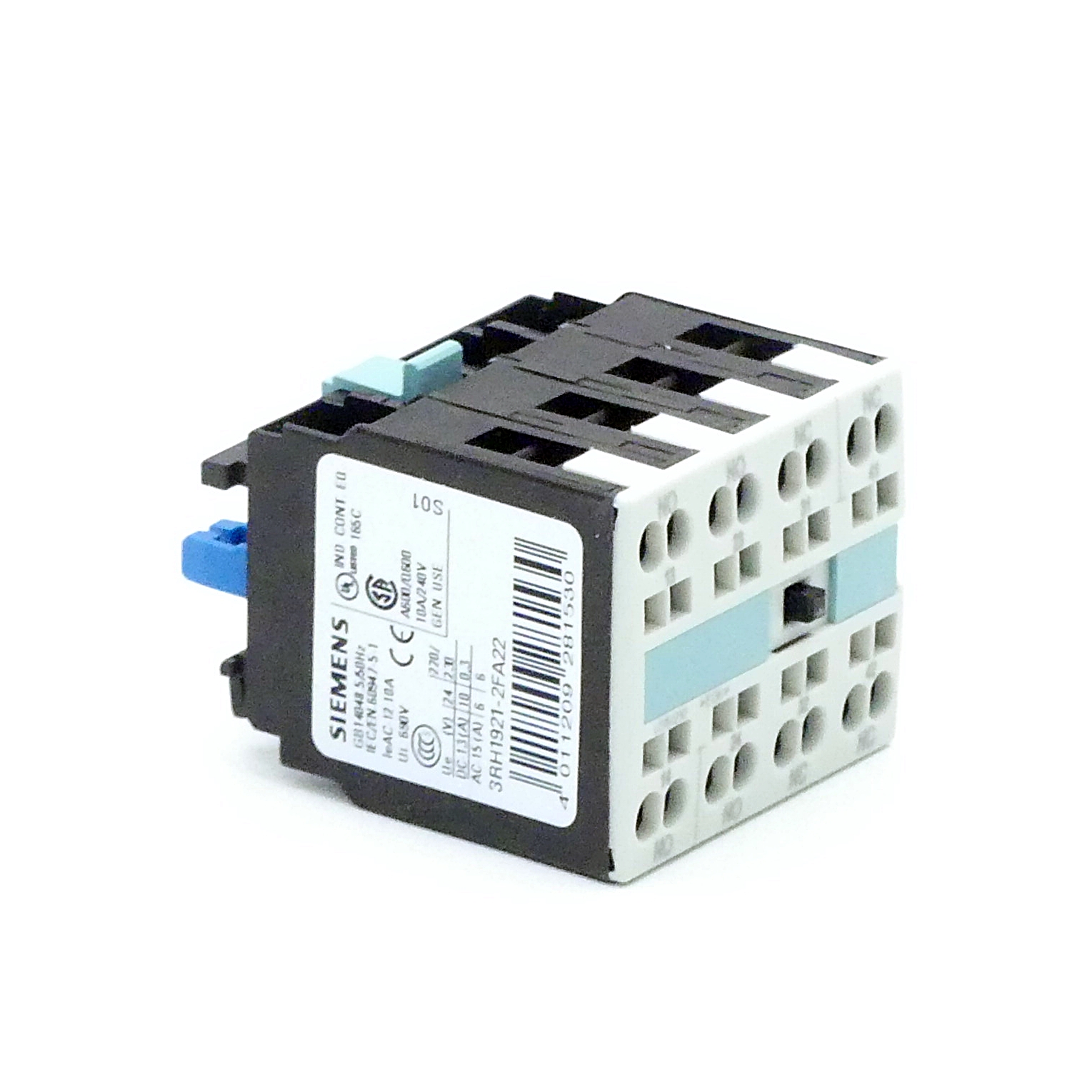 4 Stück Hilfsschalterblock 3RH1921-2FA22 Neu OVP