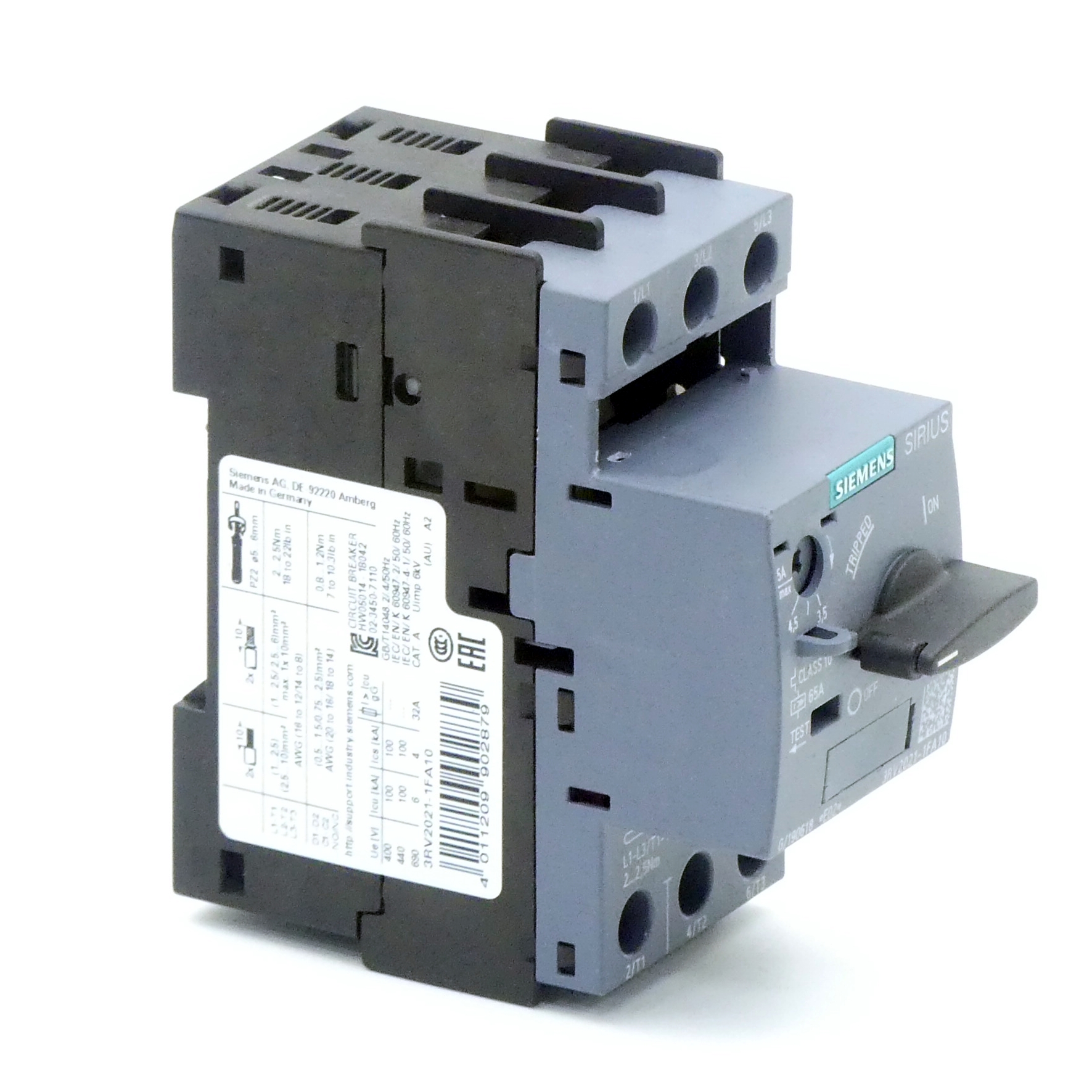 Circuit breaker 3RV2021-1FA10 