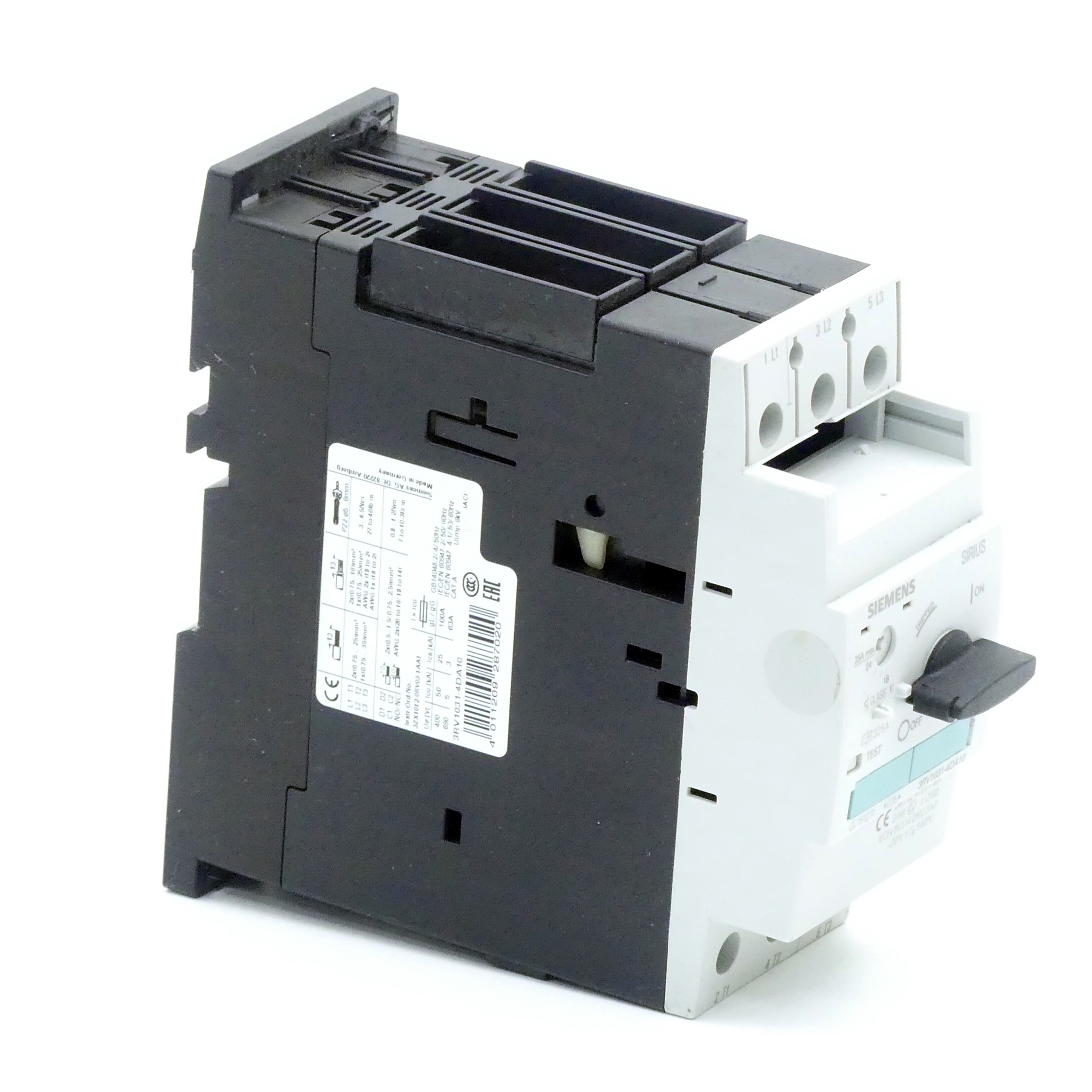 Sirius Motorschutzschalter 3RV1031-4DA10
