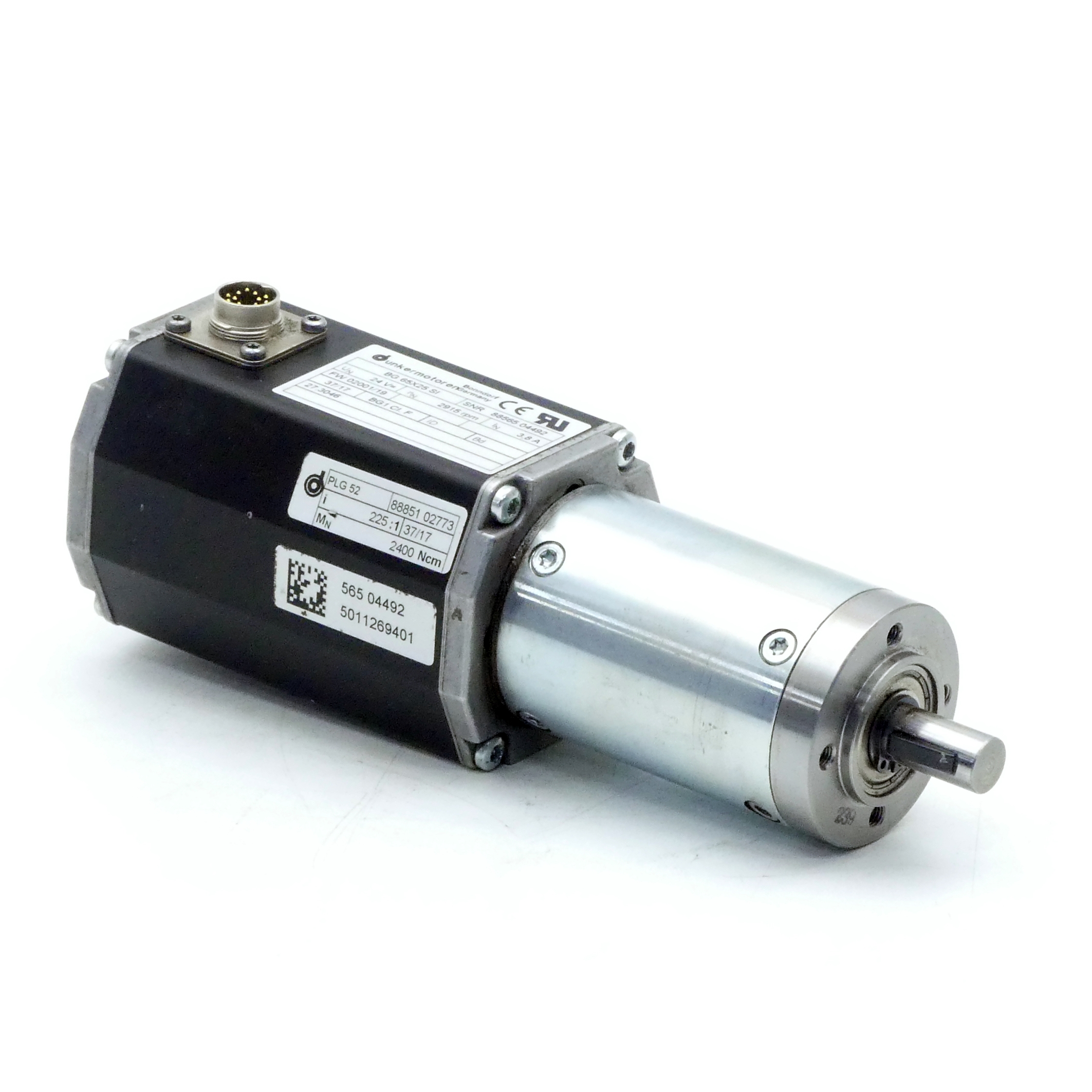 BLDC motor with integrated speed controller 