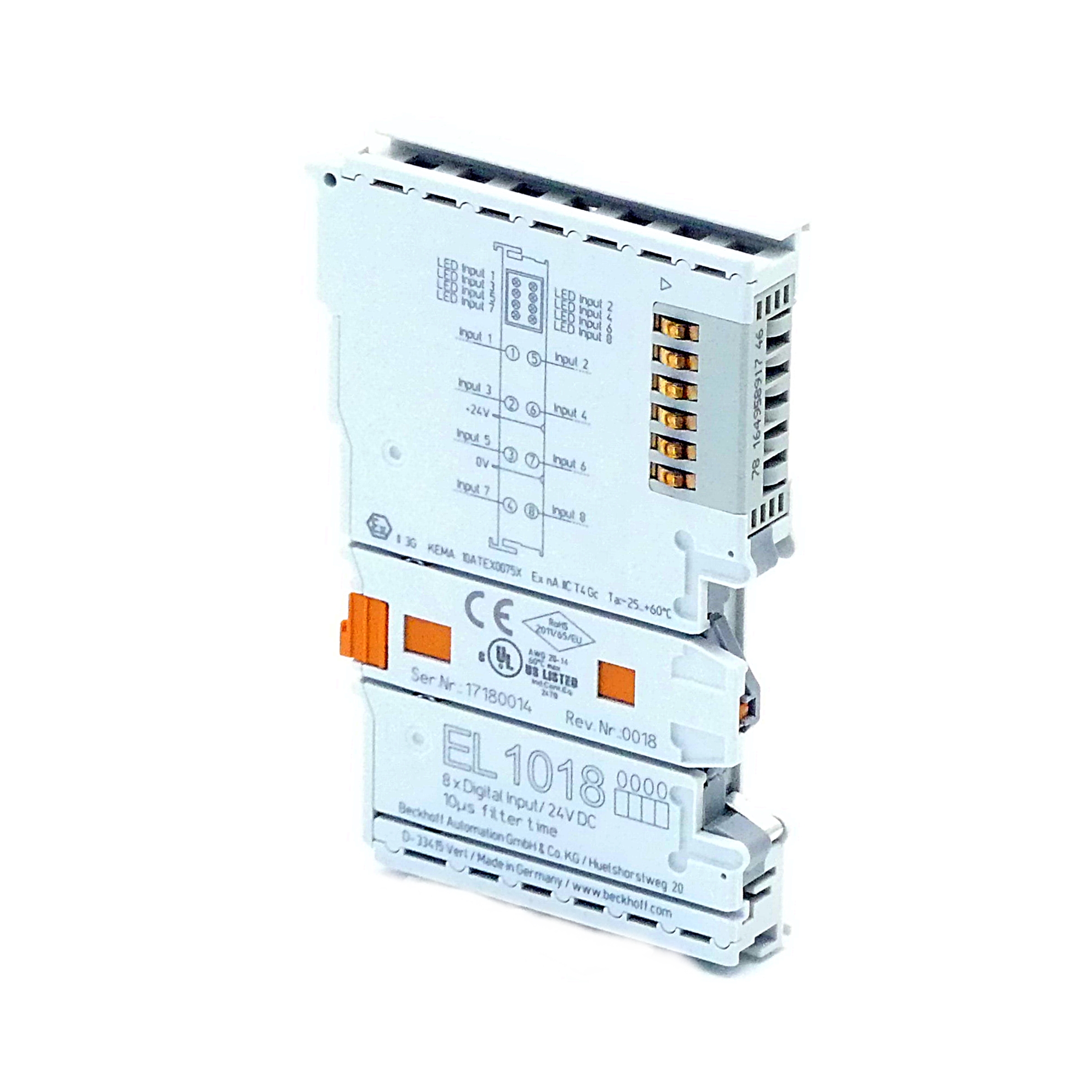 8-channel Digital Input Terminal