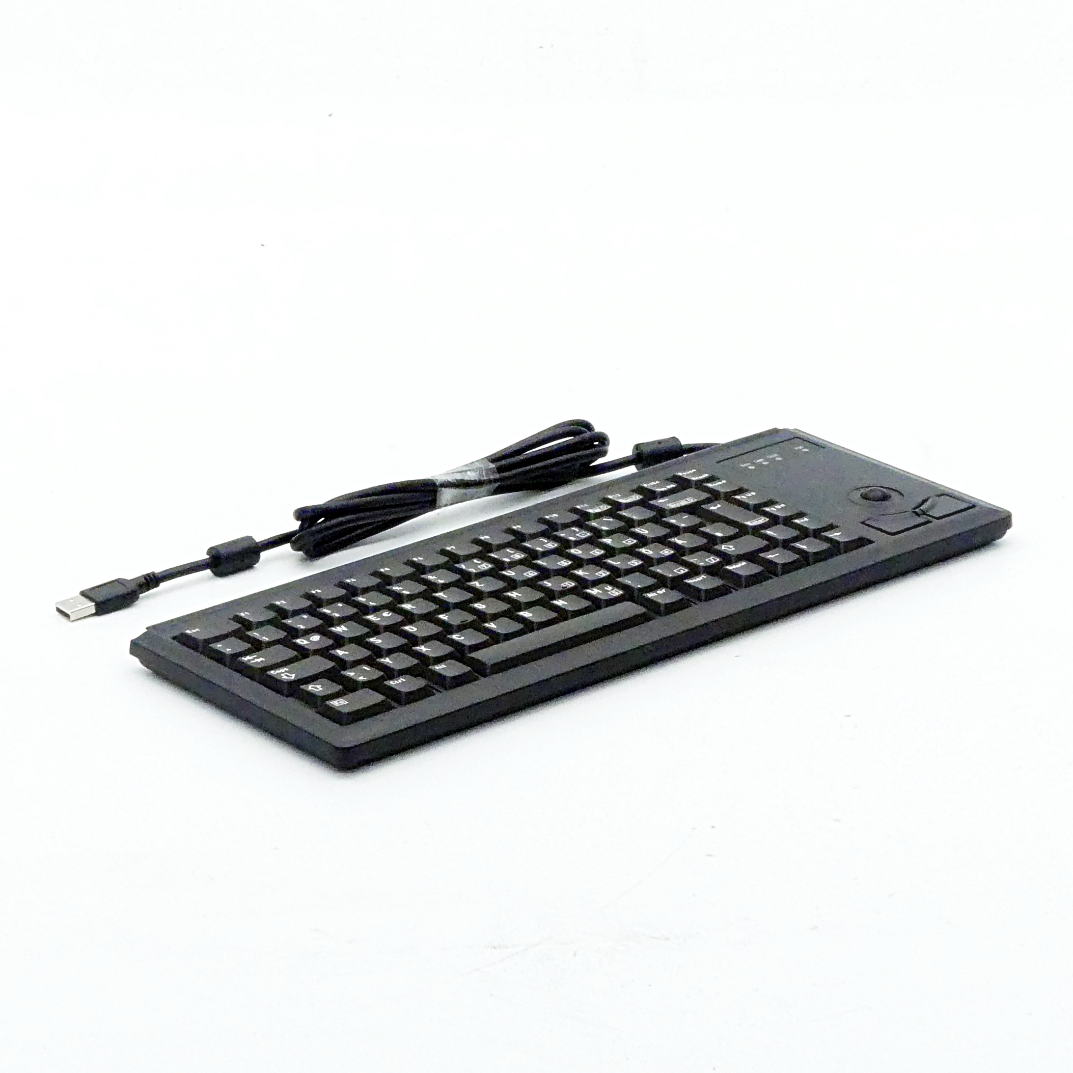 Compact Keyboard with integrated trackball