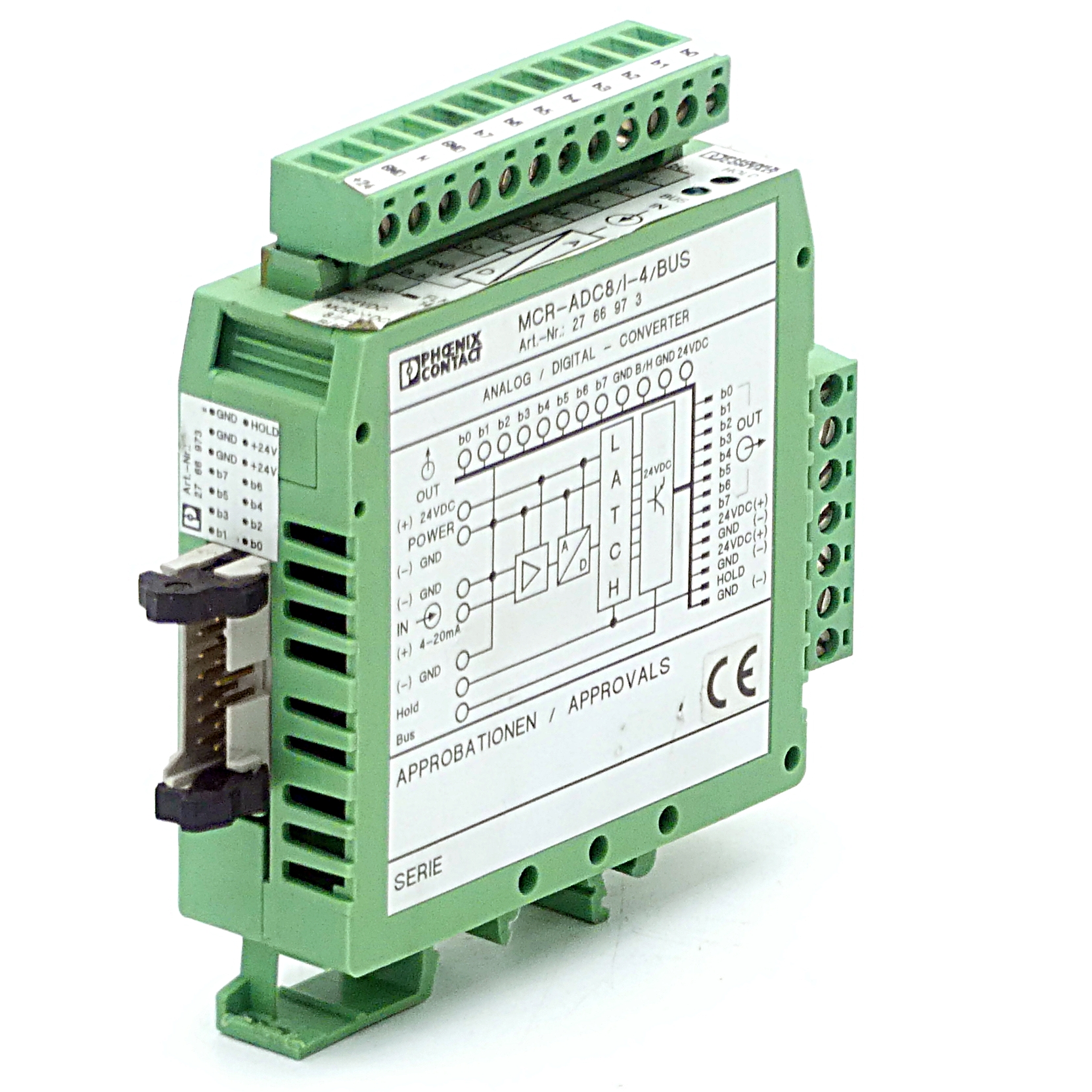 Überwachungsbaustein MCR-ADC 8-I- 4-BUS 
