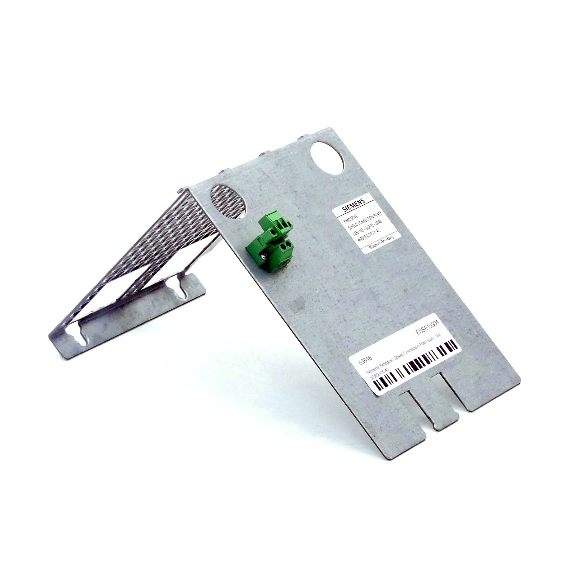 Schirmanschlußblech  