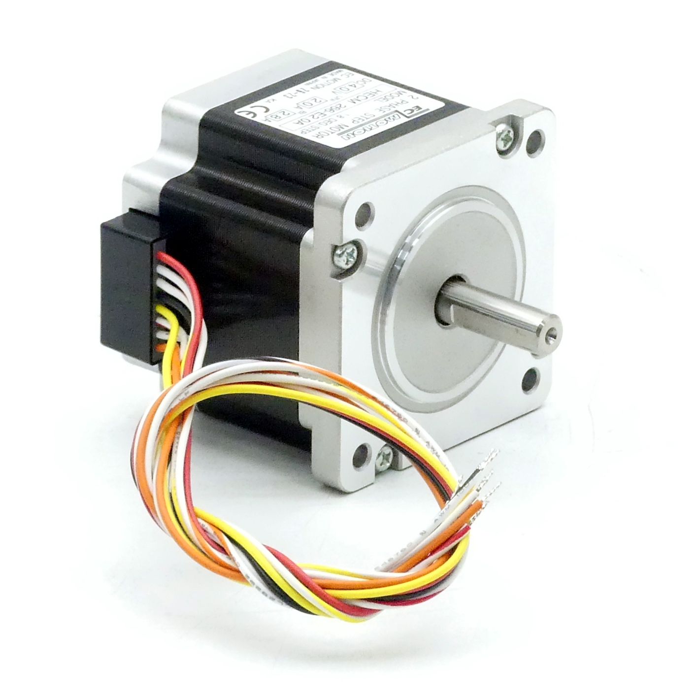 NEMA24 2-Phasen-Schrittmotor 1.8° 1.35Nm Litzen:8 2.0A Frontwelle:8mm  