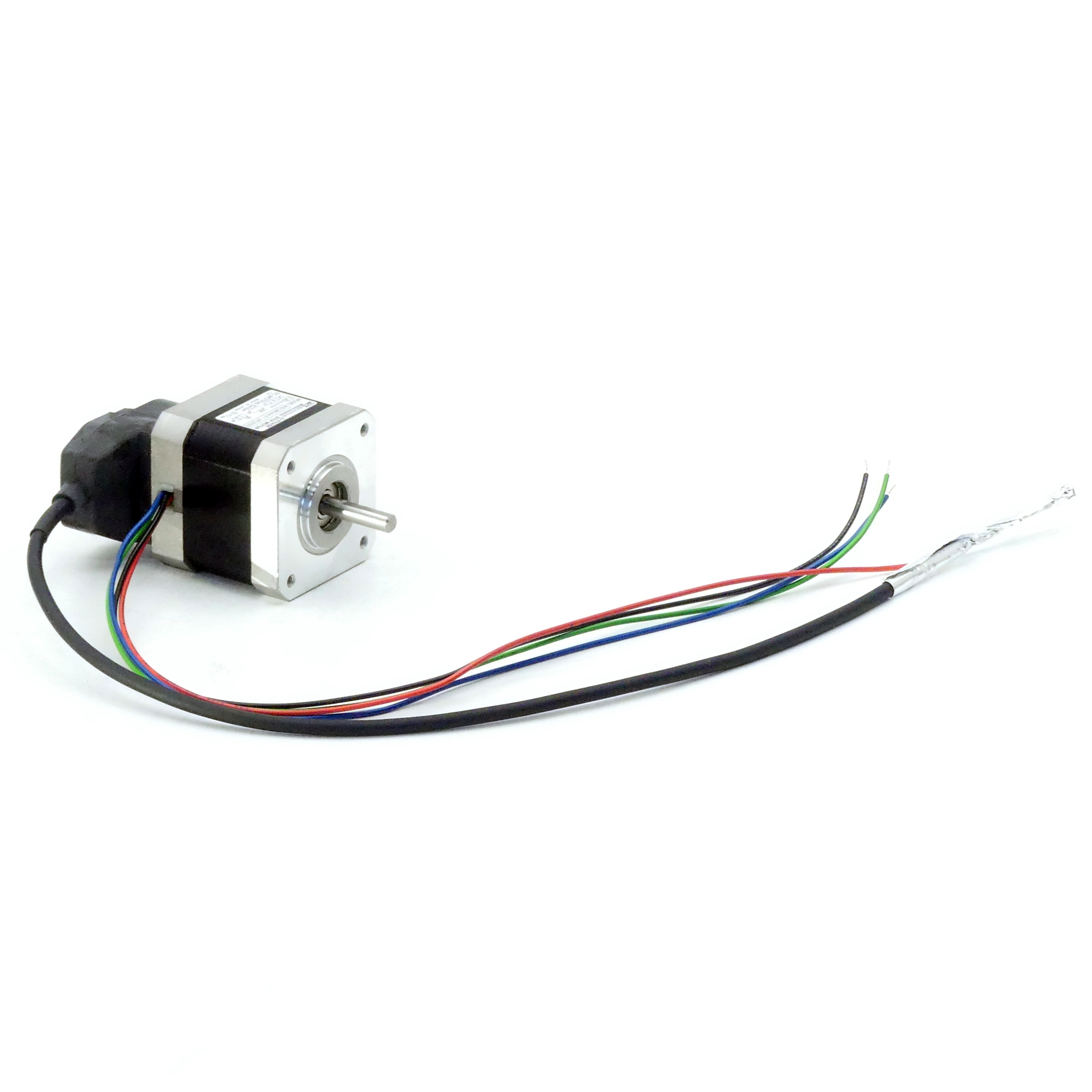 NEMA17 2-Phasen-Schrittmotor 1.8° 0.5Nm Litzen:4 1.3A Frontwelle:5mm Encoder Line Driver  Neu OVP